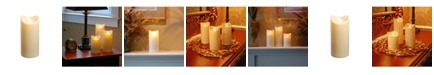 JH Specialties Inc/Lumabase Lumabase 7" Cream Battery Operated LED Candle with Moving Flame